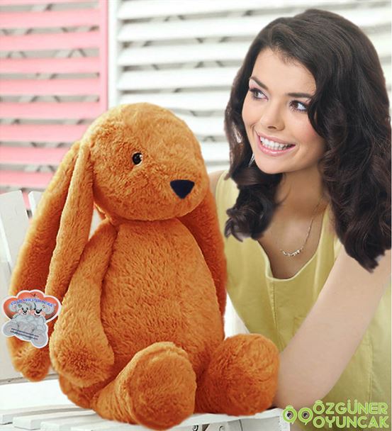 Özgüner Uyku Arkadaşım Tavşan 45 cm Peluş Tavşan
